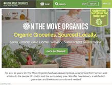 Tablet Screenshot of onthemoveorganics.ca